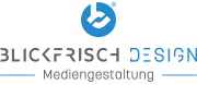 Logo von BLICKFRISCH DESIGN ein Partner für Print- und Webdesign